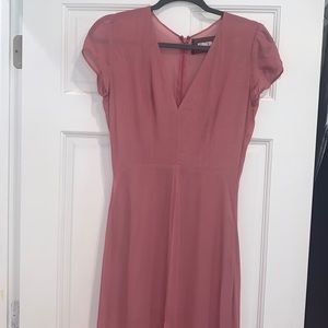 Stunning REFORMATION dusty rose maxi dress